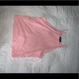 Pink crop top